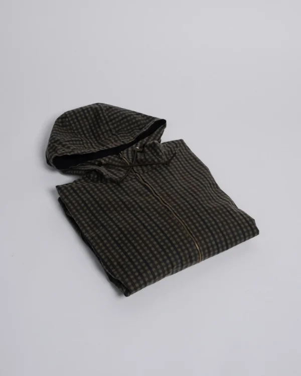 Waxed Checkered Jacket - Image 8