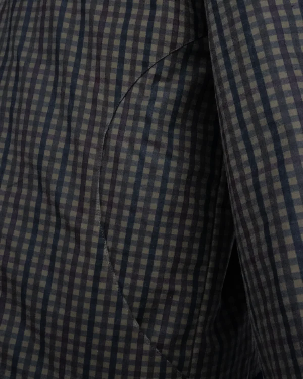 Waxed Checkered Jacket - Image 6