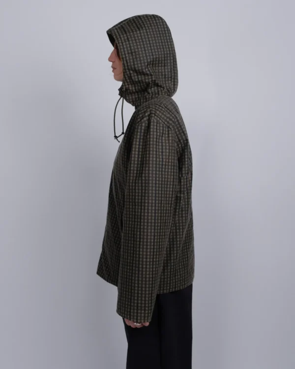 Waxed Checkered Jacket - Image 2