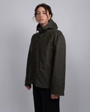 Waxed Checkered Jacket