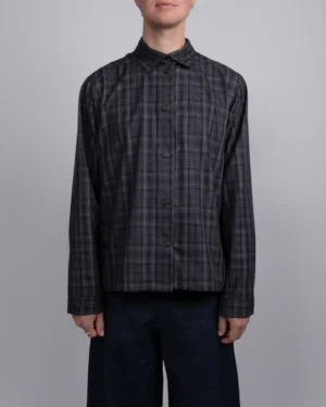 Checkered long-sleeve